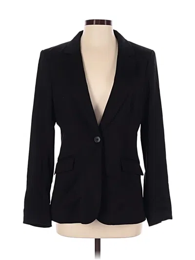 Pre-owned H&m Blazer Jacket In Black