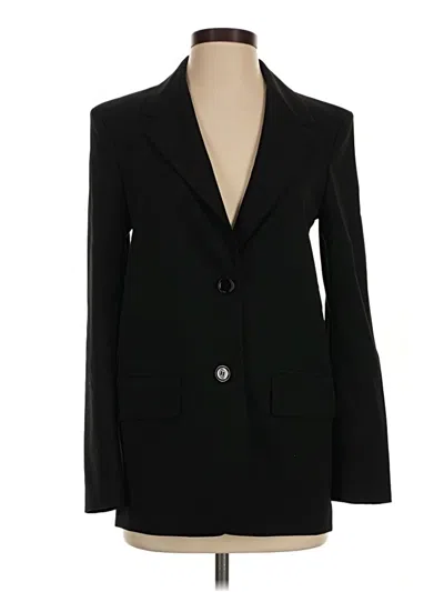 Pre-owned H&m Blazer Jacket In Black