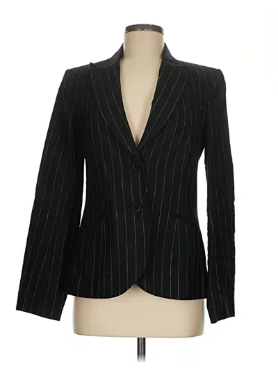 Pre-owned H&m Blazer Jacket In Black