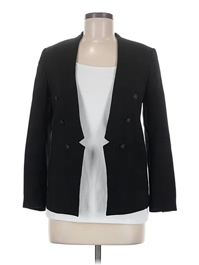 Pre-owned H&m Blazer Jacket In Black