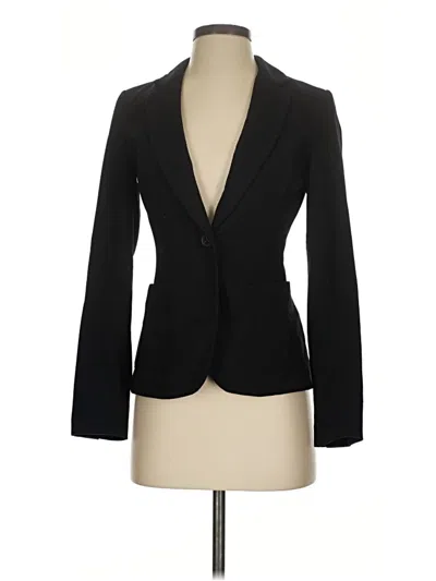 Pre-owned H&m Blazer Jacket In Black