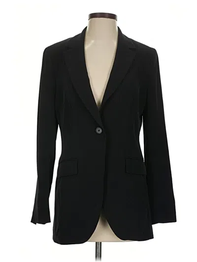 Pre-owned H&m Blazer Jacket In Black