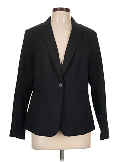 Pre-owned H&m Blazer Jacket In Black