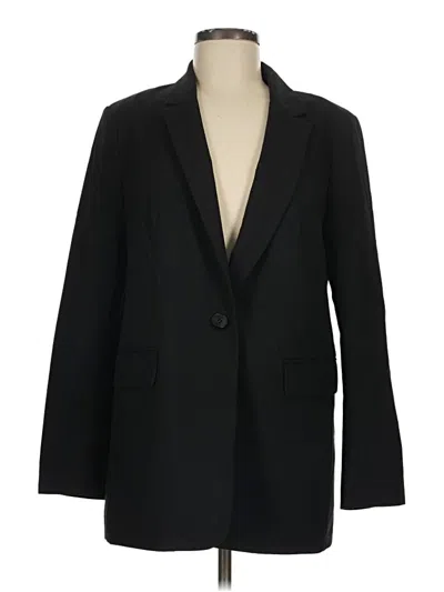 Pre-owned H&m Blazer Jacket In Black