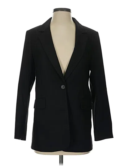 Pre-owned H&m Blazer Jacket In Black
