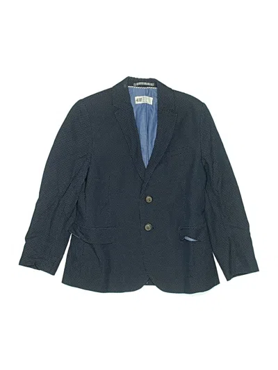 Pre-owned H&m Kids' Blazer Jacket In Blue