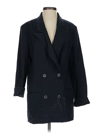 Pre-owned H&m Blazer Jacket In Blue