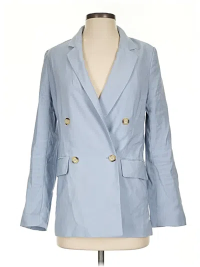 Pre-owned H&m Blazer Jacket In Blue