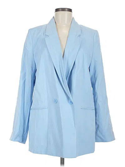 Pre-owned H&m Blazer Jacket In Blue