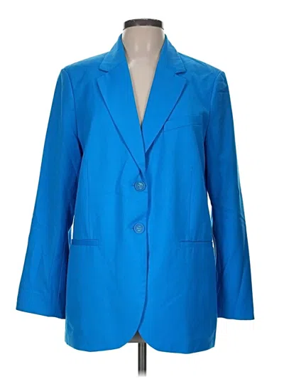 Pre-owned H&m Blazer Jacket In Blue