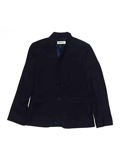 Pre-owned H&m Kids' Blazer Jacket In Blue
