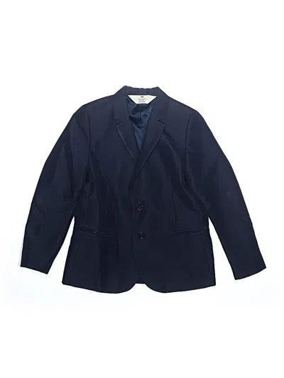 Pre-owned H&m Kids' Blazer Jacket In Blue