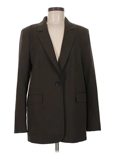 Pre-owned H&m Blazer Jacket In Brown