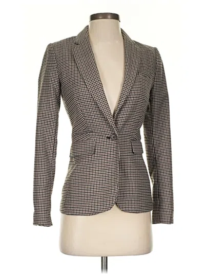 Pre-owned H&m Blazer Jacket In Brown