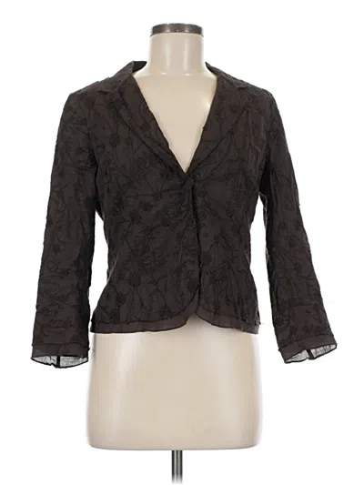 Pre-owned H&m Blazer Jacket In Brown