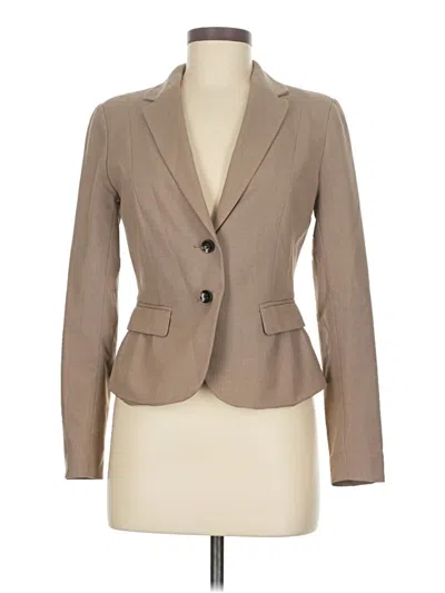 Pre-owned H&m Blazer Jacket In Brown