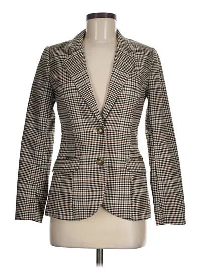 Pre-owned H&m Blazer Jacket In Brown