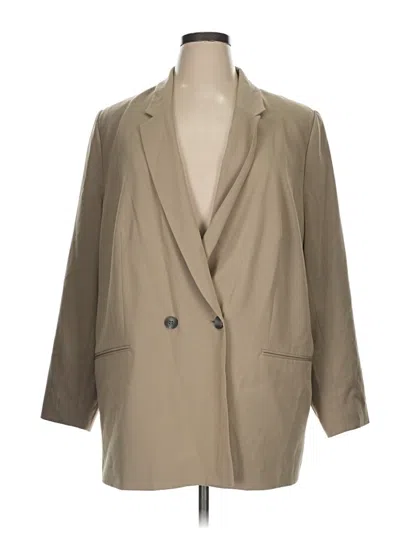 Pre-owned H&m Blazer Jacket In Brown