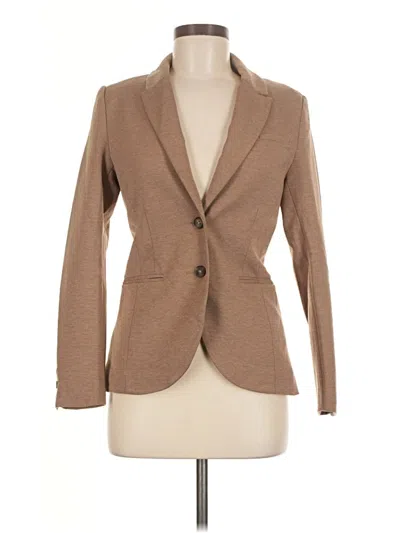 Pre-owned H&m Blazer Jacket In Brown