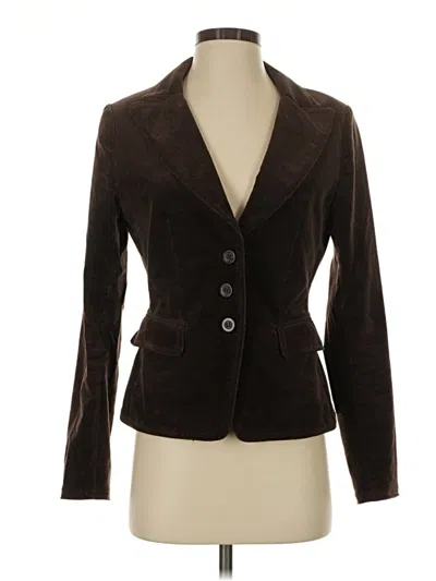 Pre-owned H&m Blazer Jacket In Brown