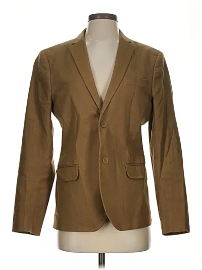 Pre-owned H&m Blazer Jacket In Brown