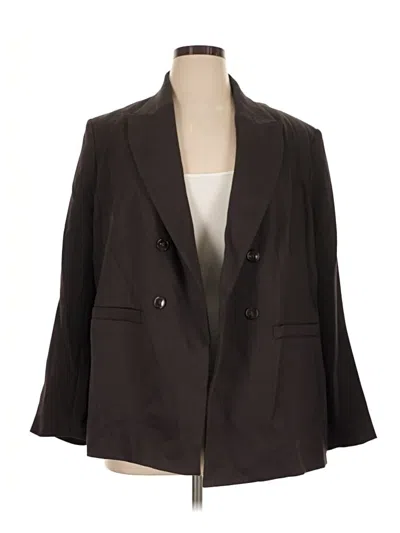 Pre-owned H&m Blazer Jacket In Brown