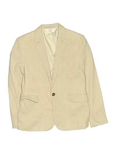 Pre-owned H&m Kids' Blazer Jacket In Gold