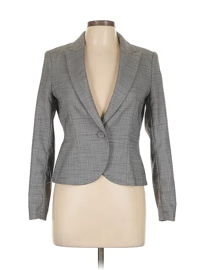 Pre-owned H&m Blazer Jacket In Gray