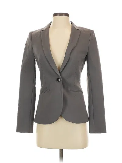Pre-owned H&m Blazer Jacket In Gray