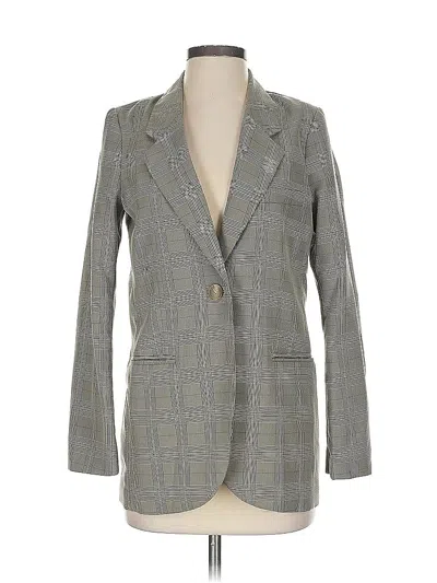 Pre-owned H&m Blazer Jacket In Gray