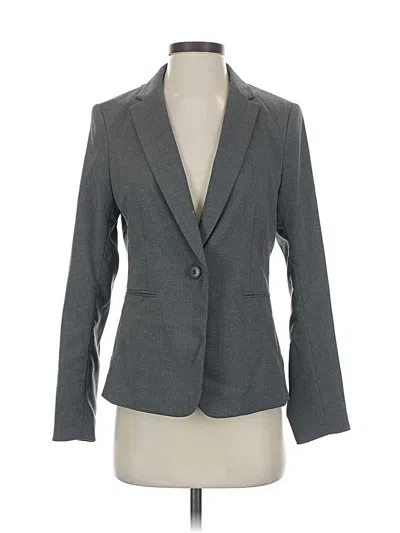 Pre-owned H&m Blazer Jacket In Gray