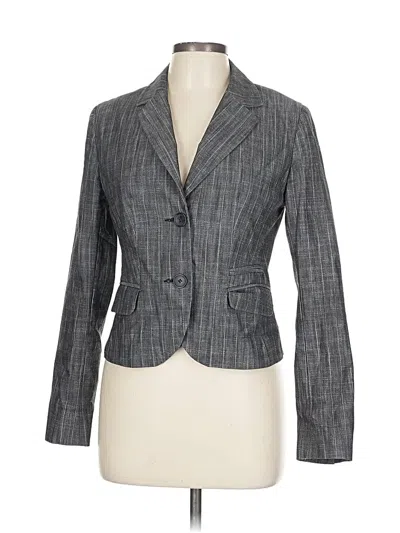 Pre-owned H&m Blazer Jacket In Gray