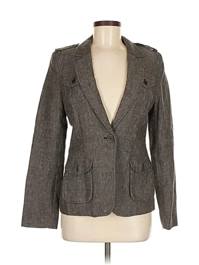 Pre-owned H&m Blazer Jacket In Gray
