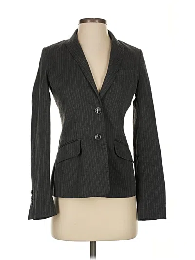 Pre-owned H&m Blazer Jacket In Gray