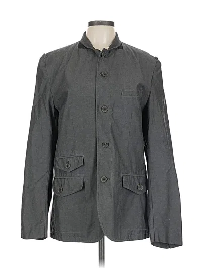 Pre-owned H&m Blazer Jacket In Gray