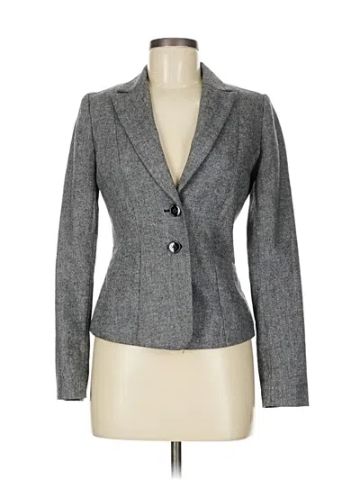Pre-owned H&m Blazer Jacket In Gray