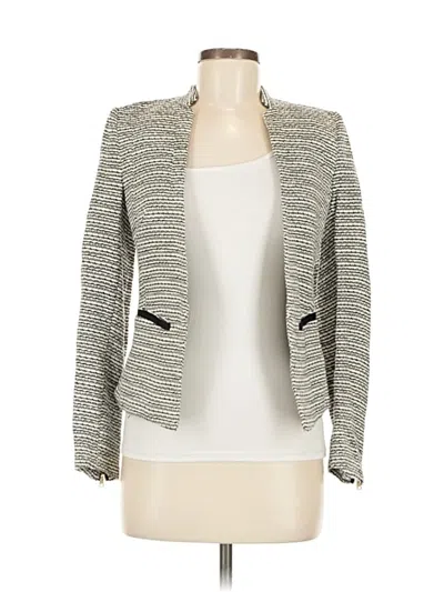 Pre-owned H&m Blazer Jacket In Gray