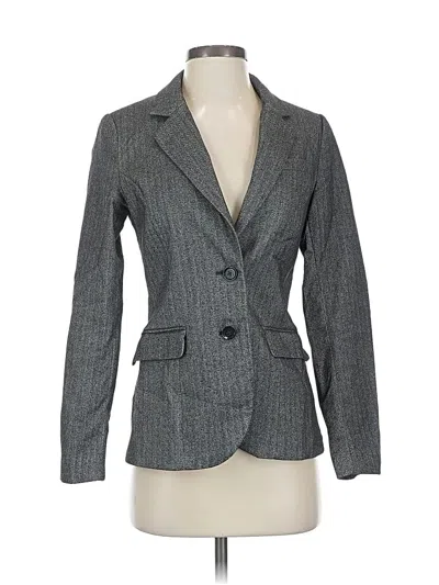 Pre-owned H&m Blazer Jacket In Gray