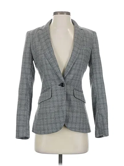 Pre-owned H&m Blazer Jacket In Gray