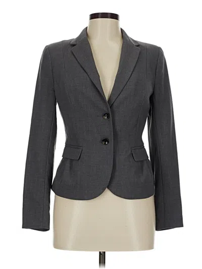 Pre-owned H&m Blazer Jacket In Gray