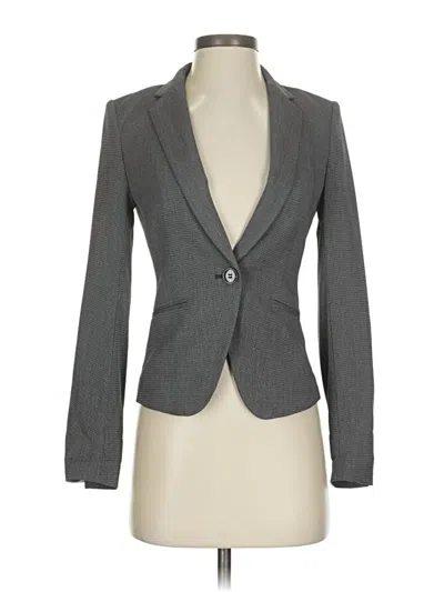 Pre-owned H&m Blazer Jacket In Gray