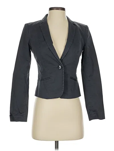 Pre-owned H&m Blazer Jacket In Gray