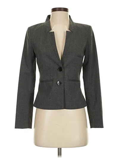 Pre-owned H&m Blazer Jacket In Gray