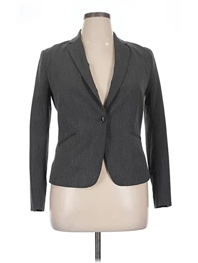 Pre-owned H&m Blazer Jacket In Gray