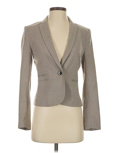 Pre-owned H&m Blazer Jacket In Gray