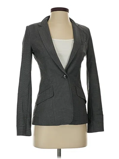 Pre-owned H&m Blazer Jacket In Gray