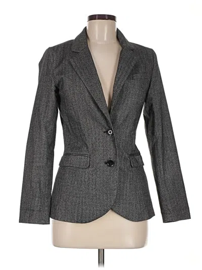 Pre-owned H&m Blazer Jacket In Gray