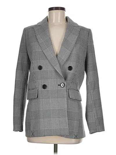 Pre-owned H&m Blazer Jacket In Gray