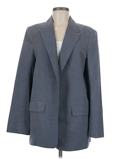 Pre-owned H&m Blazer Jacket In Gray