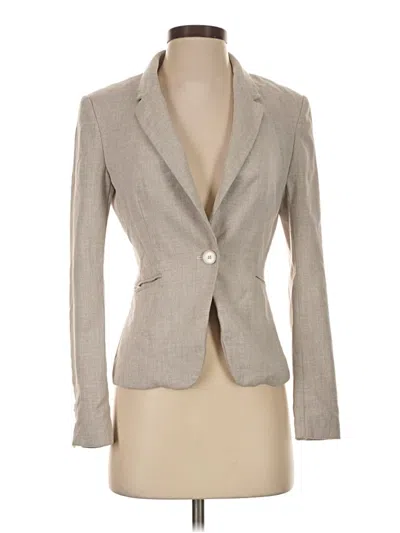 Pre-owned H&m Blazer Jacket In Gray